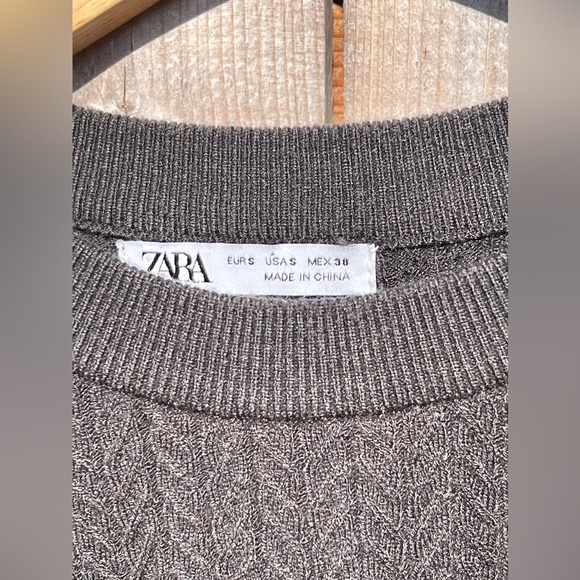 Zara Men’s Textured Knit Sweater - Picture 5 of 8